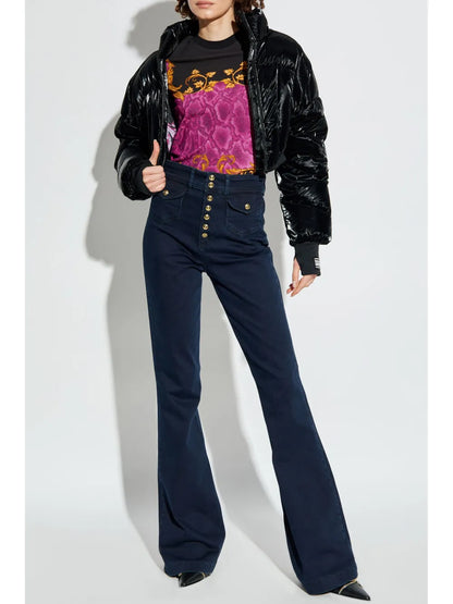 Snakeskin-Print T-Shirt