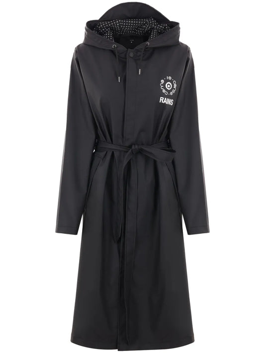 Printed Belted Raincoat