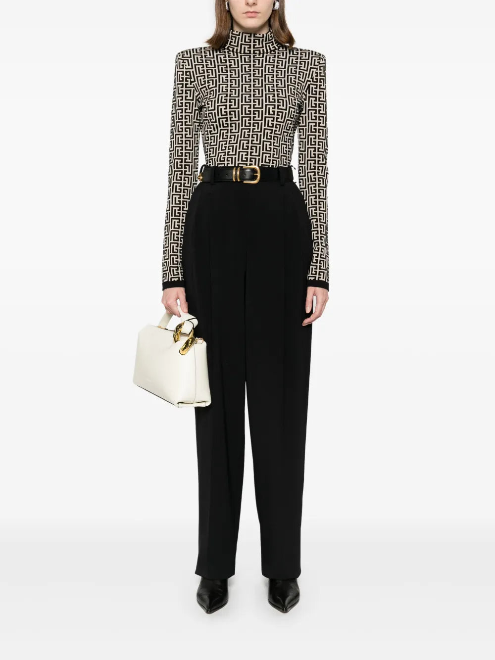 Double-Dart Tailored Trousers