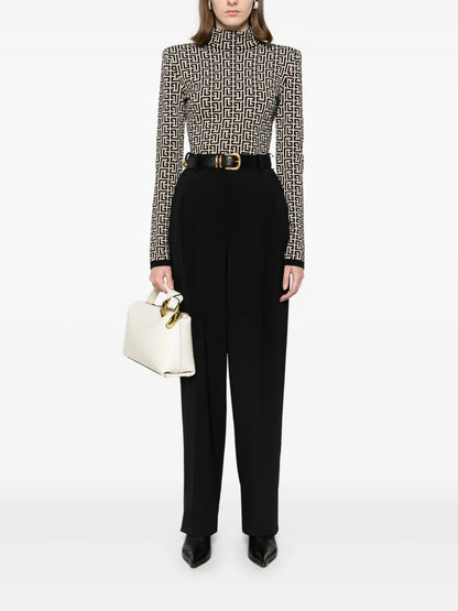 Double-Dart Tailored Trousers
