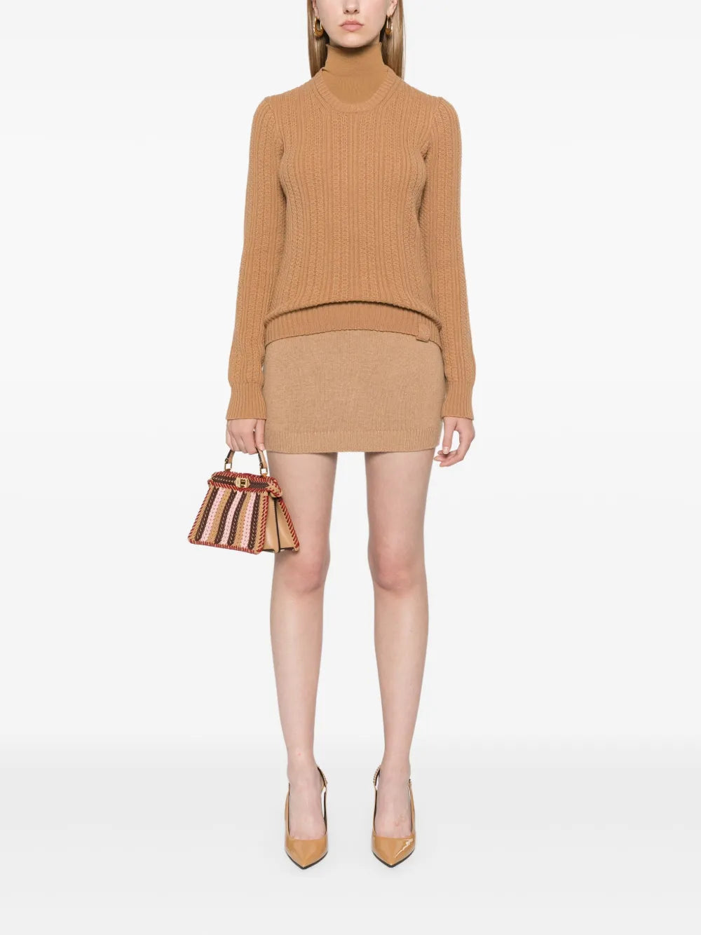 Knitted Mini Skirt