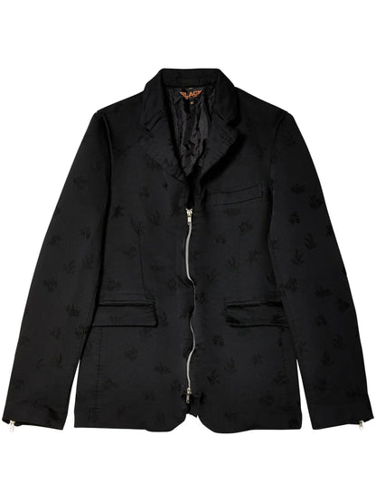 Floral-Embroidered Jacket