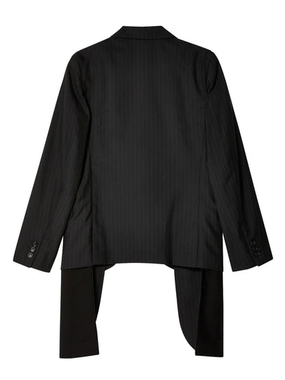 Pinstripe Pocket Bag Blazer