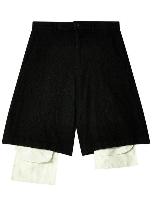 Layered-Design Shorts