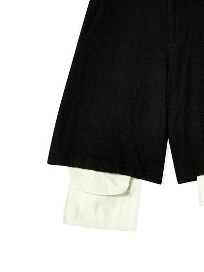 Layered-Design Shorts