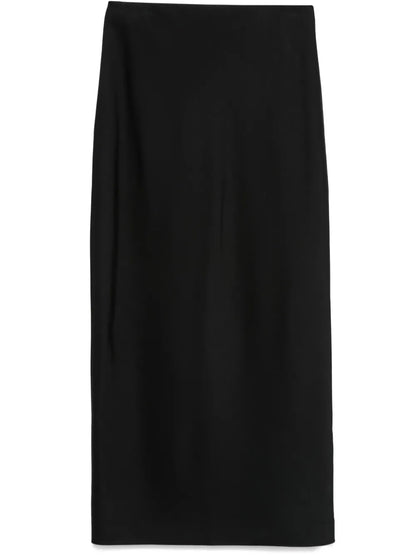 Bias-Cut Maxi Skirt