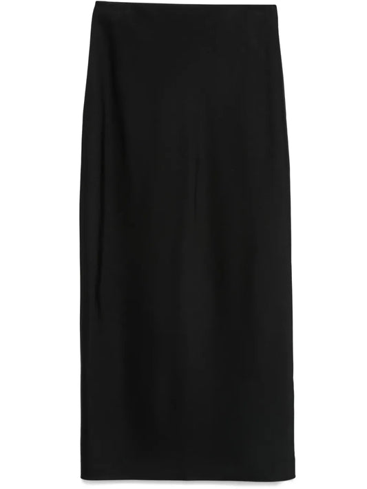 Bias-Cut Maxi Skirt