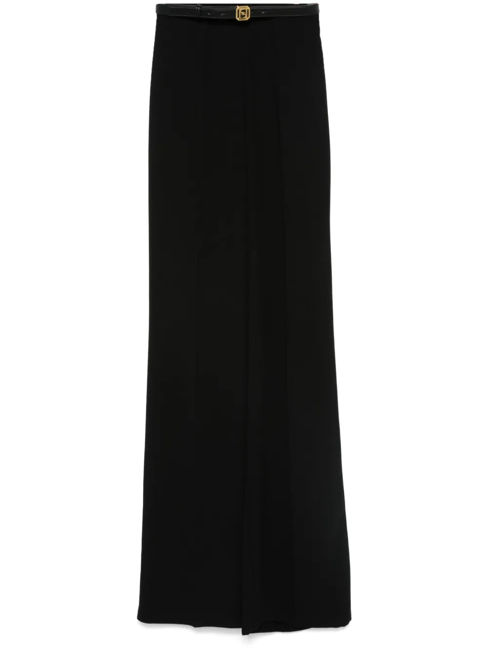 Belted Wide-Leg Trousers