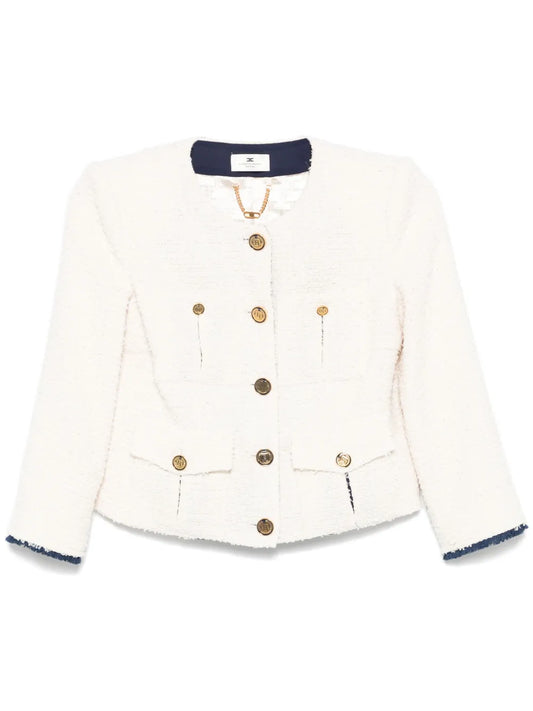Cropped Tweed Jacket