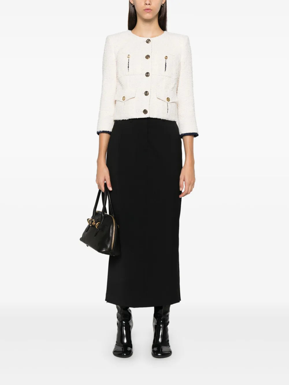 Cropped Tweed Jacket