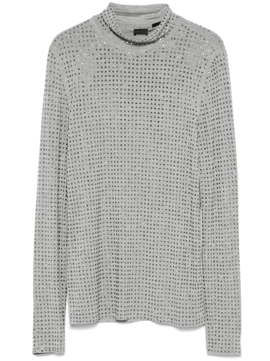 Rhinestone-Embellished Top