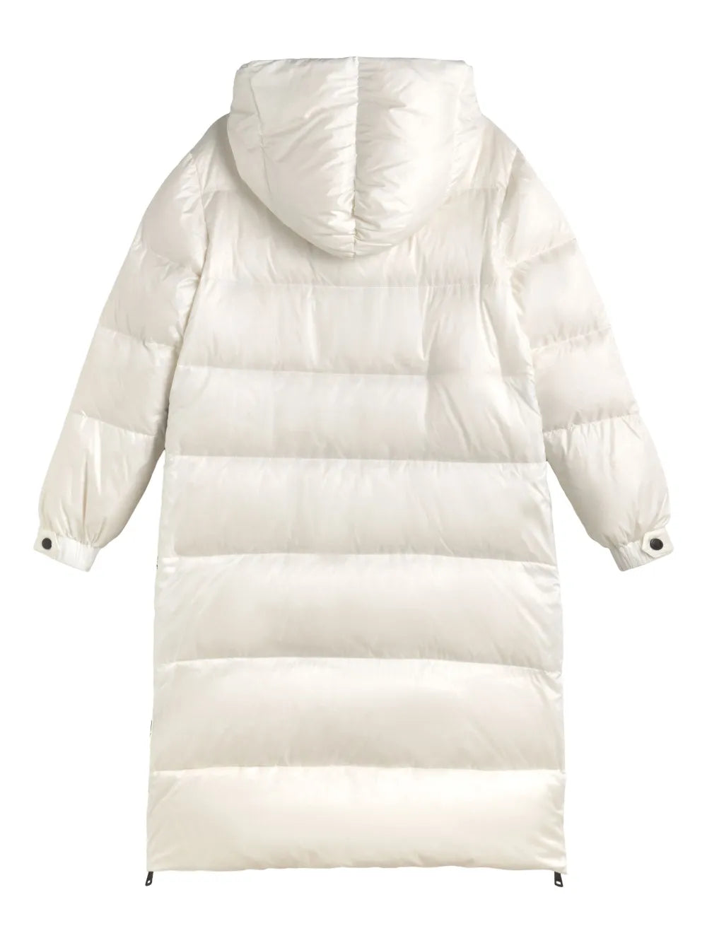 Slit-Detail Long Padded Coat