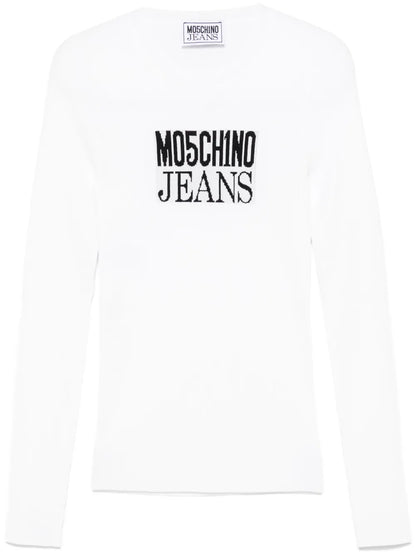 Logo-Jacquard Top