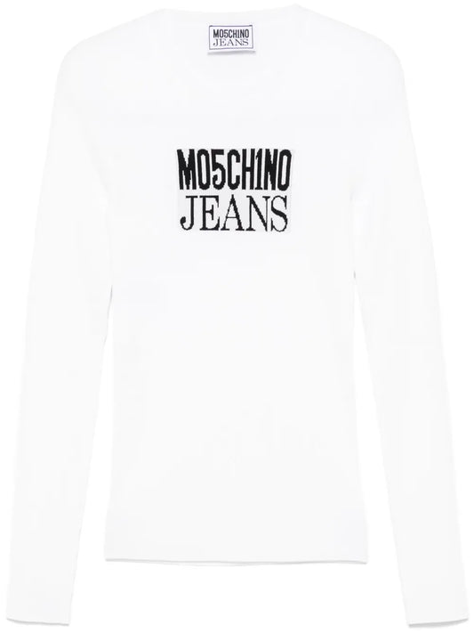 Logo-Jacquard Top