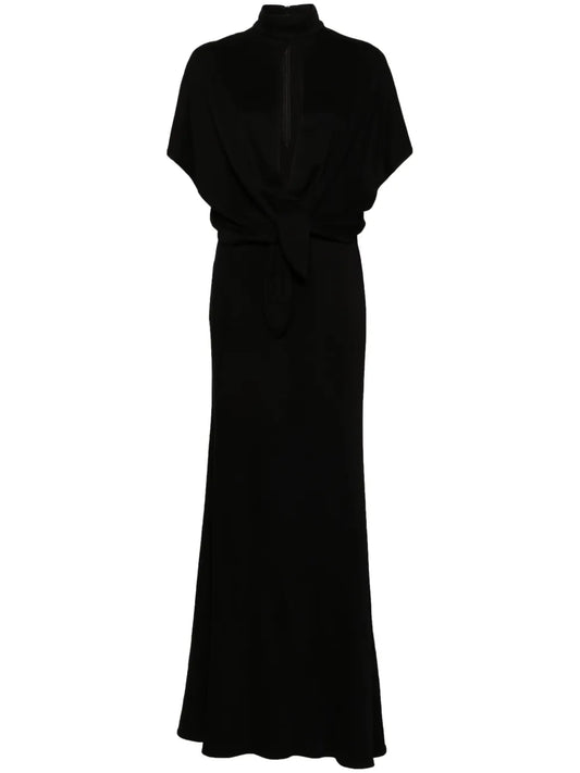 Knot-Detail Maxi Dress