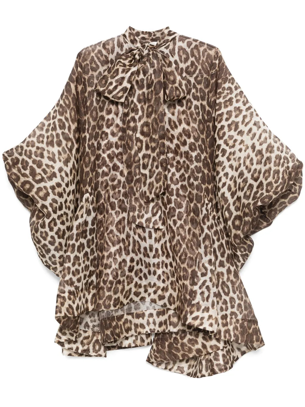 Illustration Billow Mini Dress