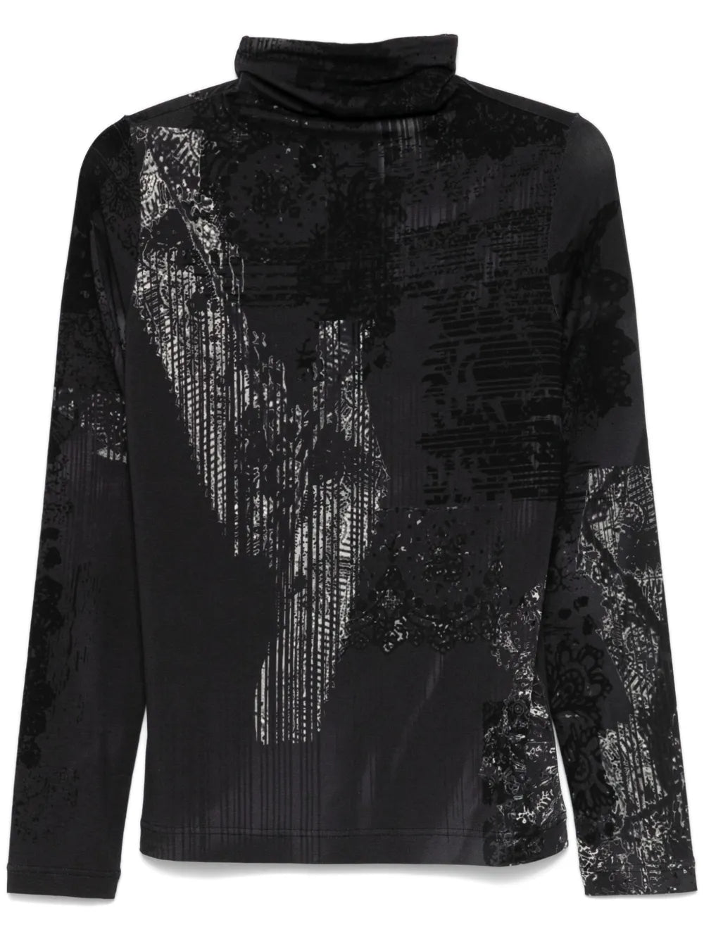 Abstract-Print Top