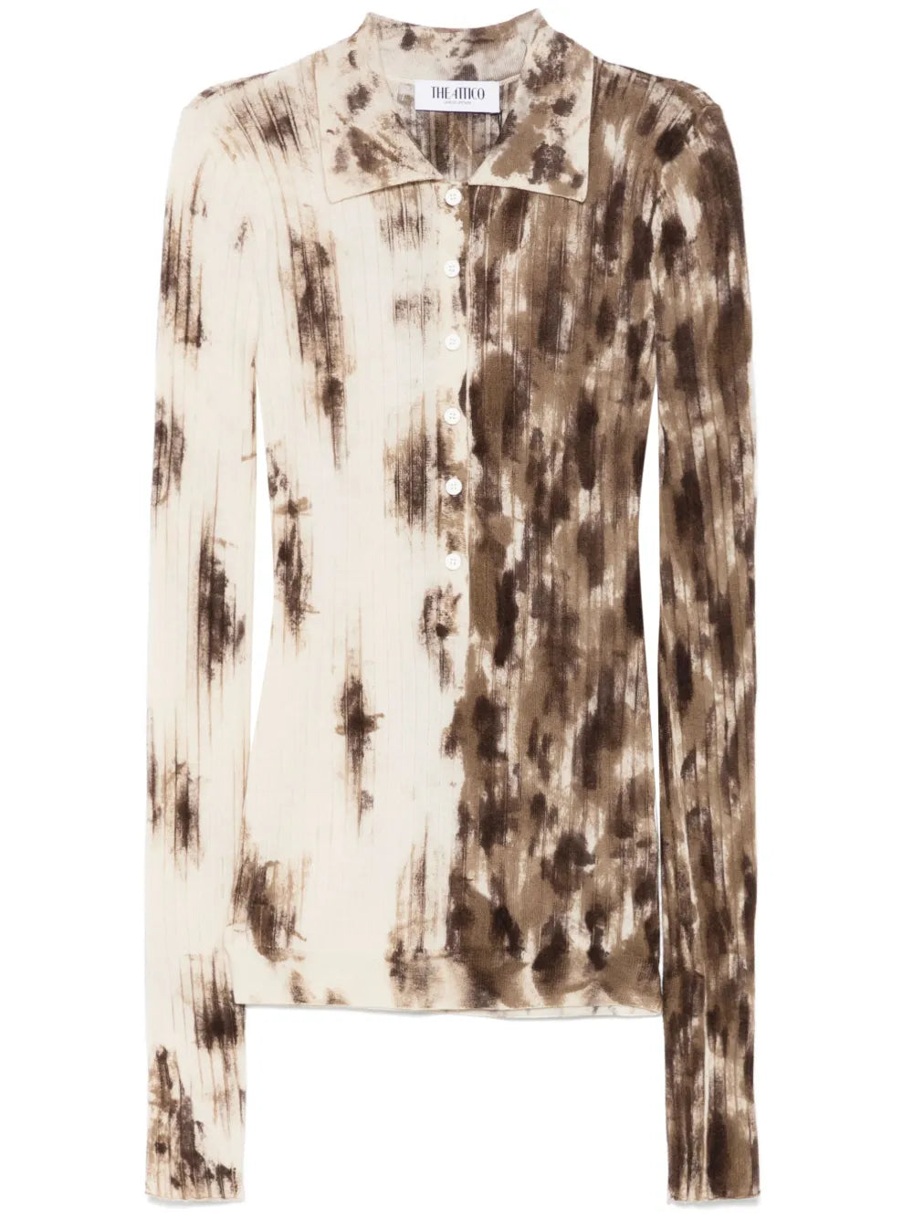 Tie-Dye Polo Top