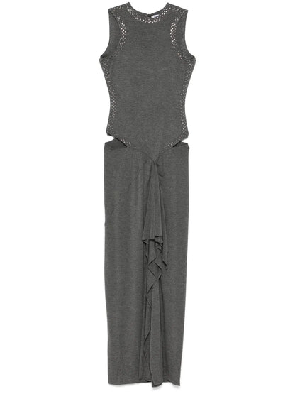 Draped Midi Dress