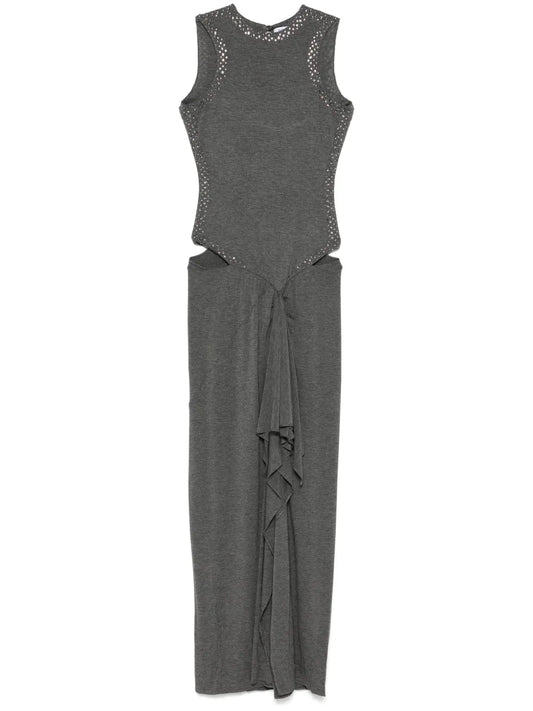 Draped Midi Dress