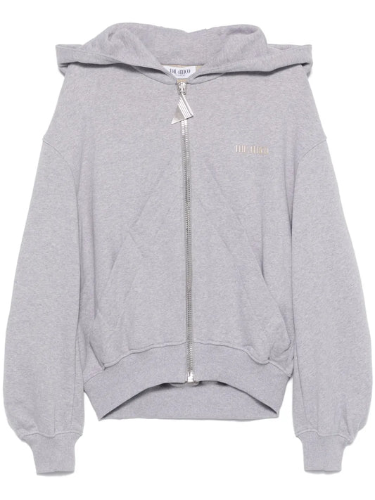 Raised-Logo Hoodie