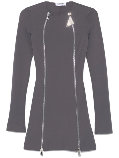 Zipped Mini Dress