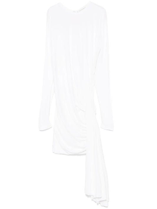 Draped-Detailing Mini Dres