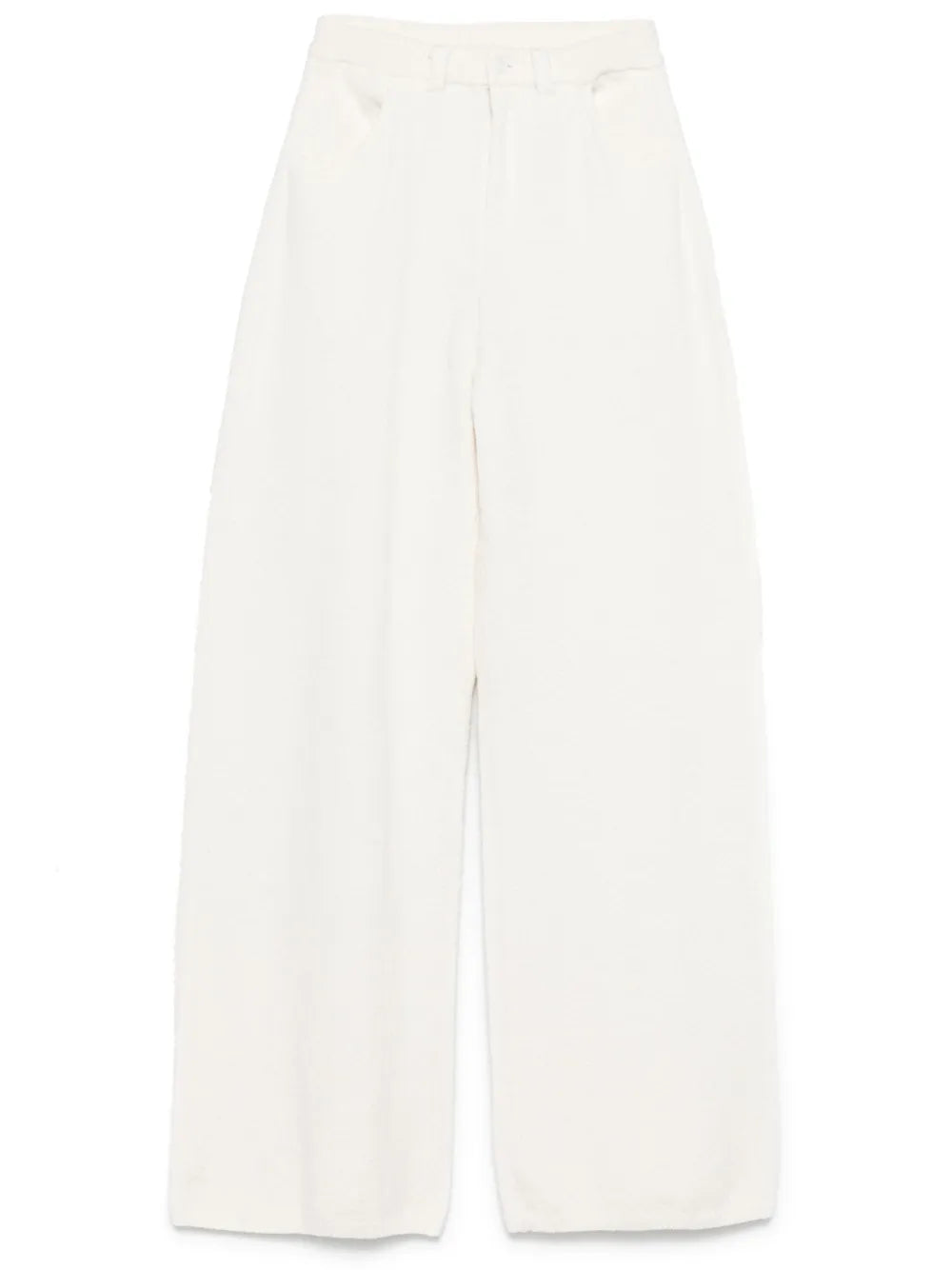 Wide-Leg Knitted Trousers