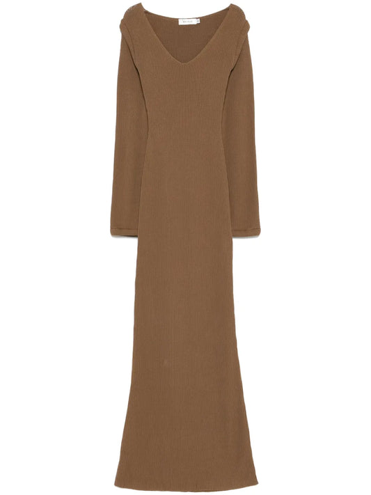 Ribbed-Knit Maxi Dress
