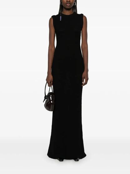 Ribbed-Knit Maxi Dress