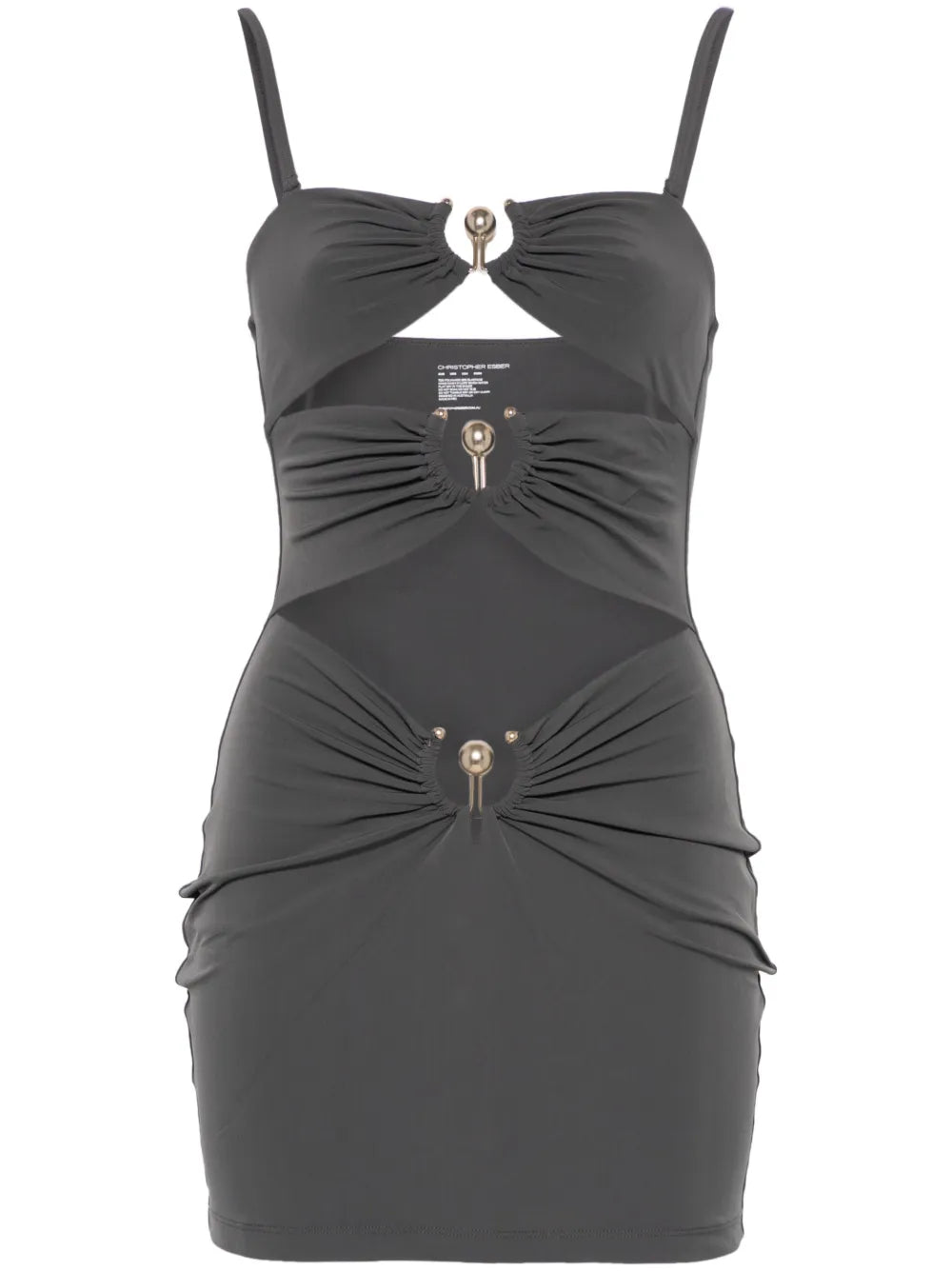 Pierced-Orbit Mini Dress