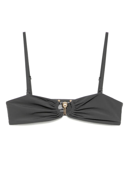 Ruched Bandeau Bikini Top