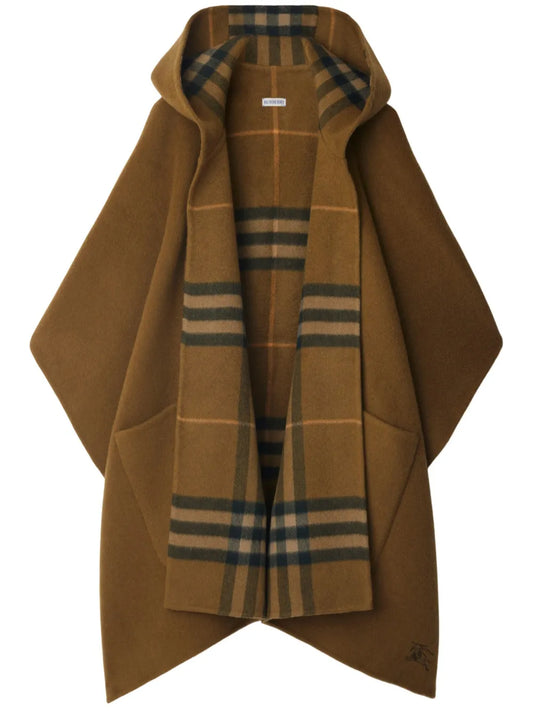 Vintage Check Reversible Cape