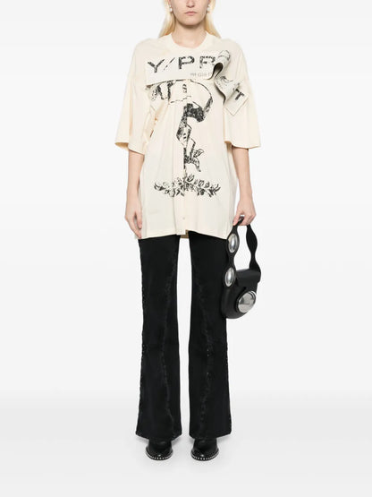 Side Hook Flared Jeans