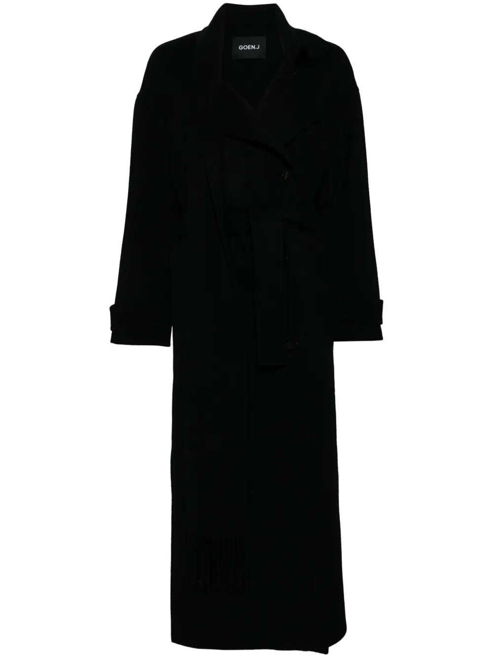 Double-Faced One-Side Muffler Coat