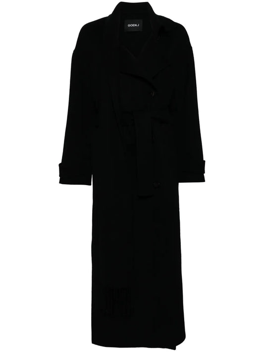 Double-Faced One-Side Muffler Coat