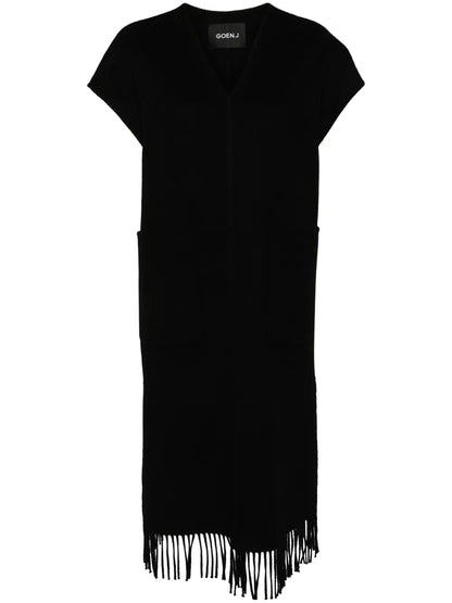 Double-Faced Fringed Dress
