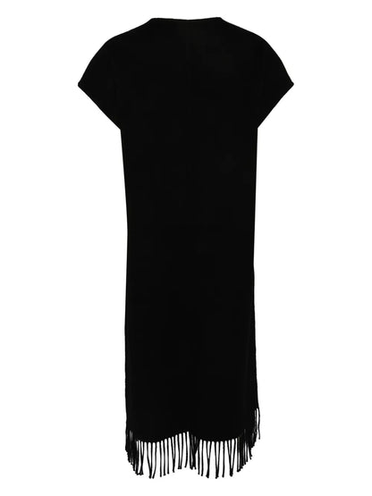 Double-Faced Fringed Dress