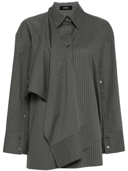 Knotted-Detail Cotton Shirt