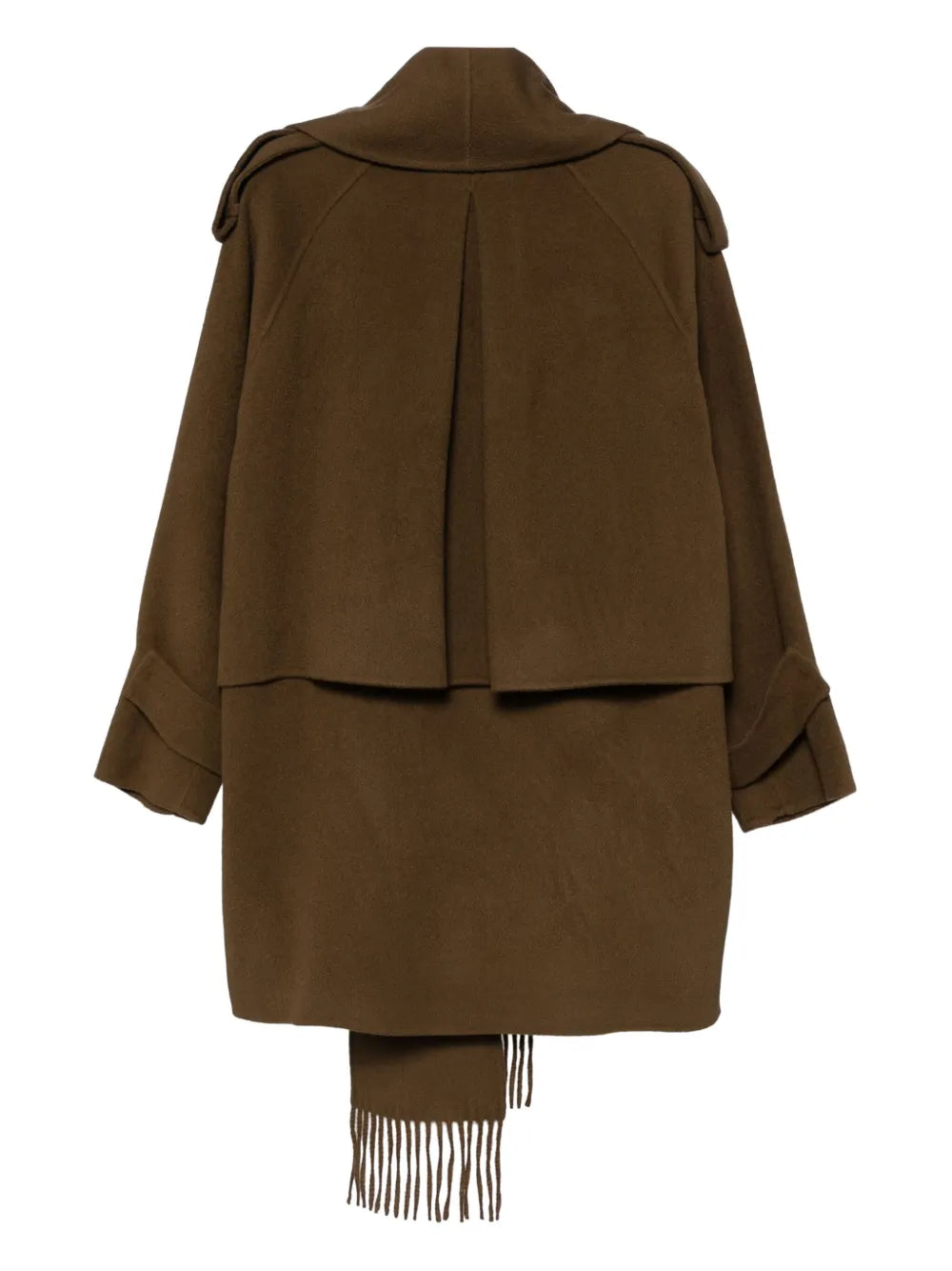 Double-Faced Muffler-Collared Jacket