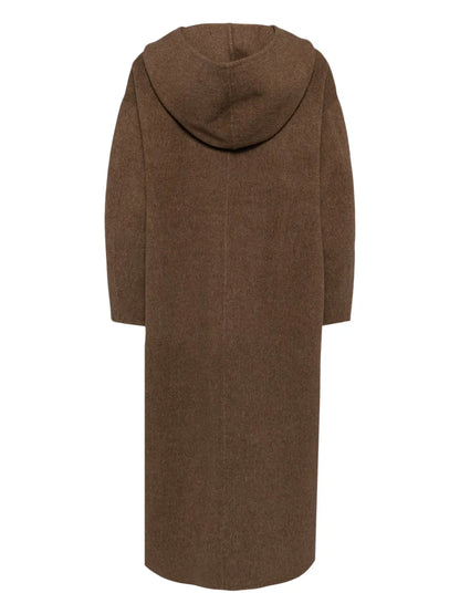 Zip-Up Hooded Coat