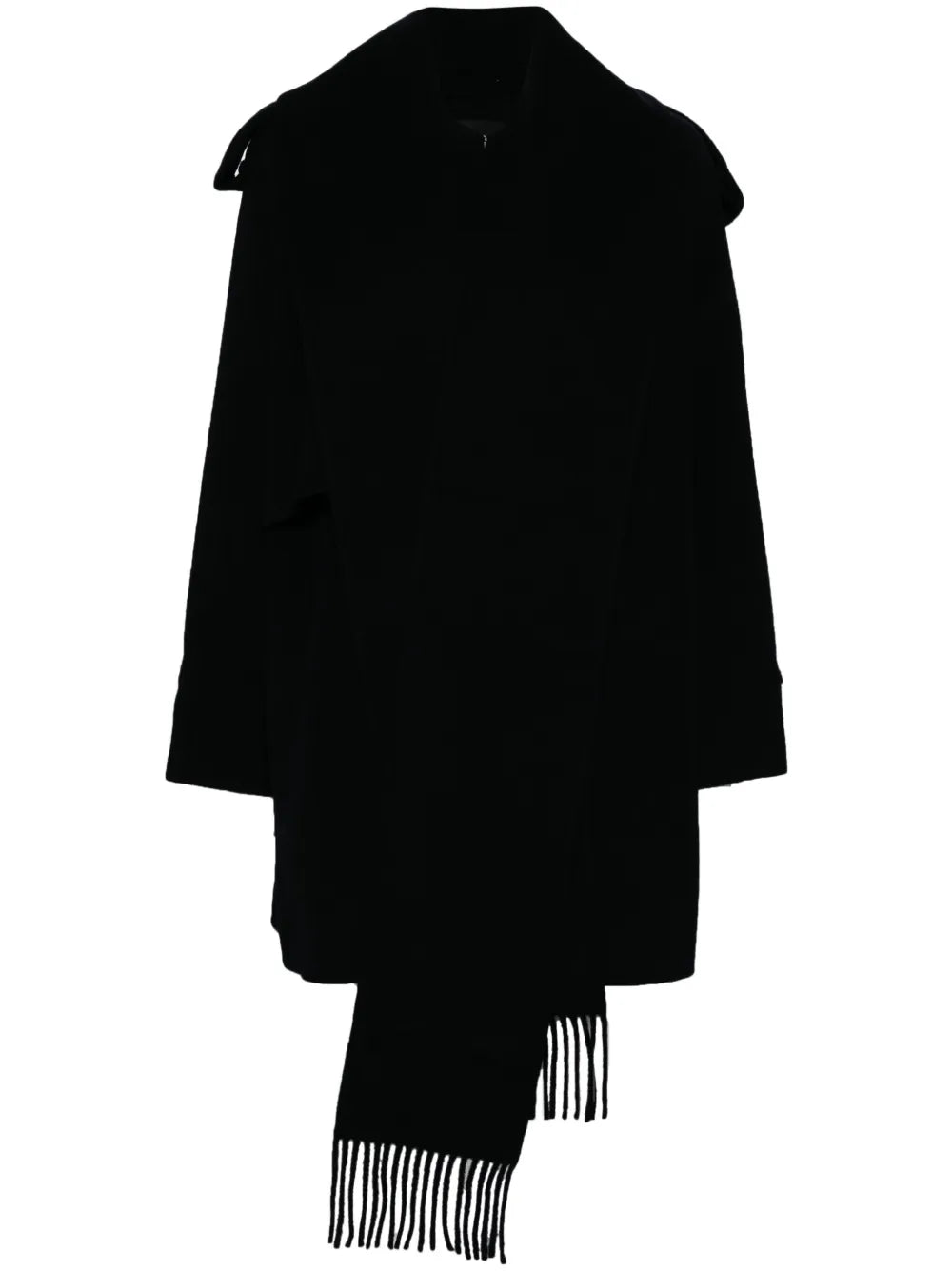 Double-Faced Muffler-Collared Jacket