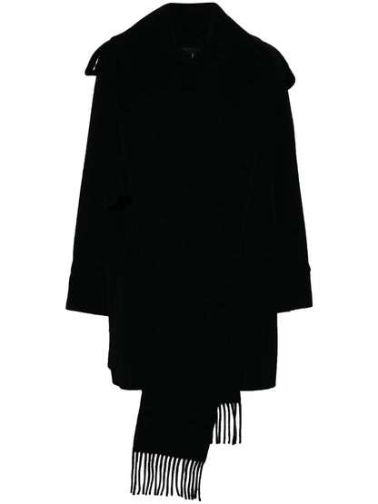 Double-Faced Muffler-Collared Jacket
