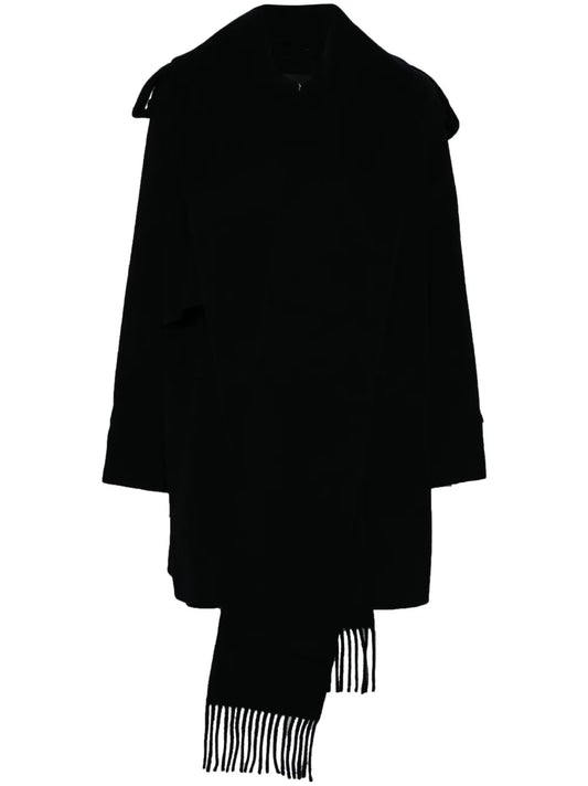 Double-Faced Muffler-Collared Jacket