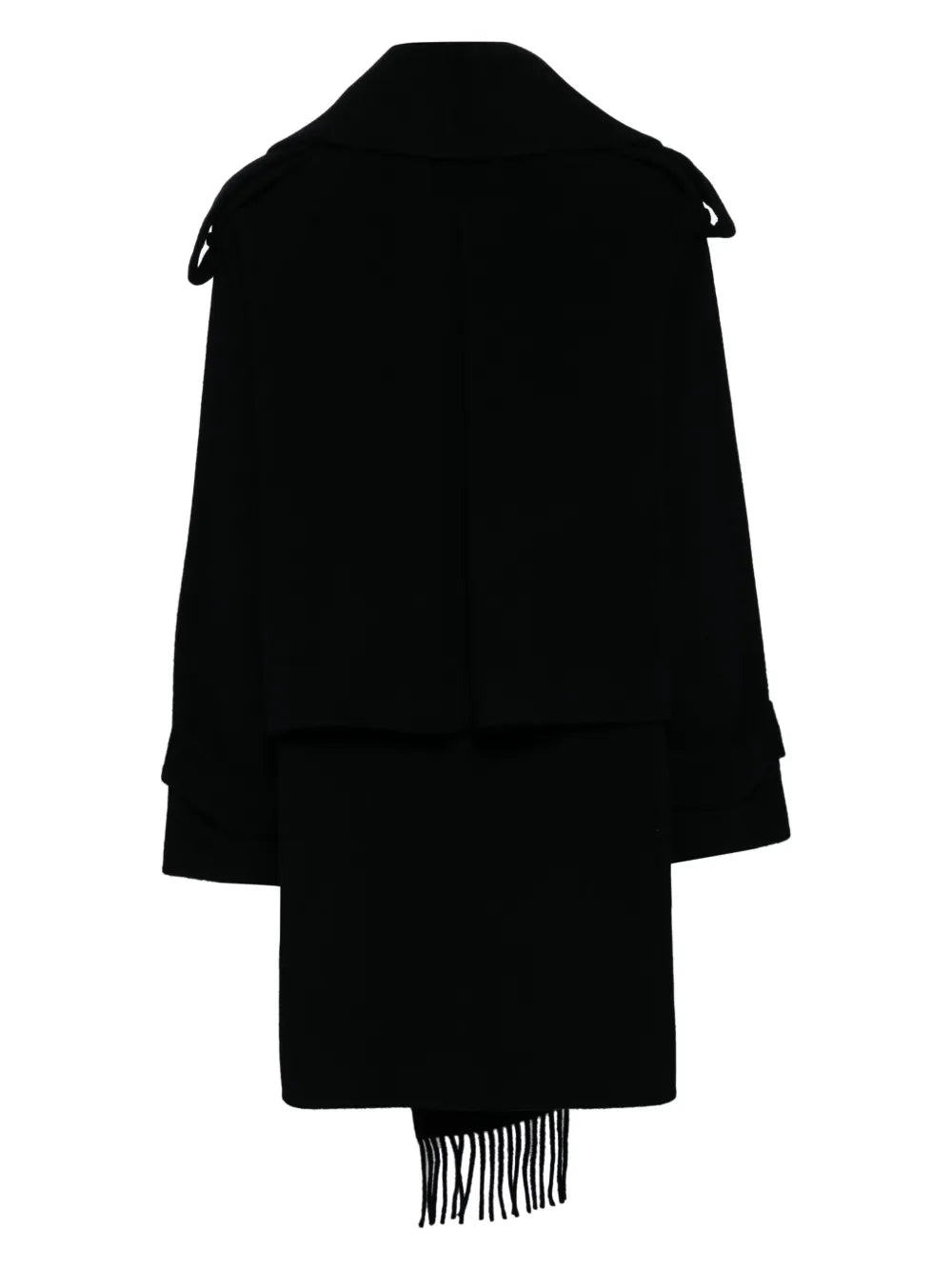 Double-Faced Muffler-Collared Jacket