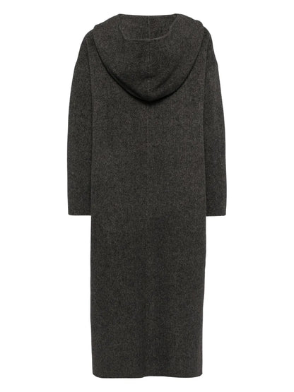 Zip-Up Hooded Coat