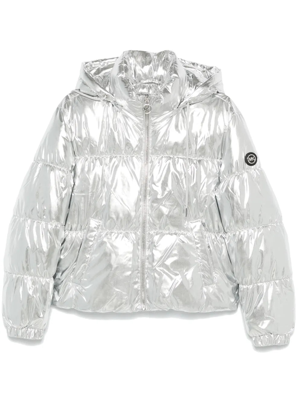 Metallic Puffer Jacket