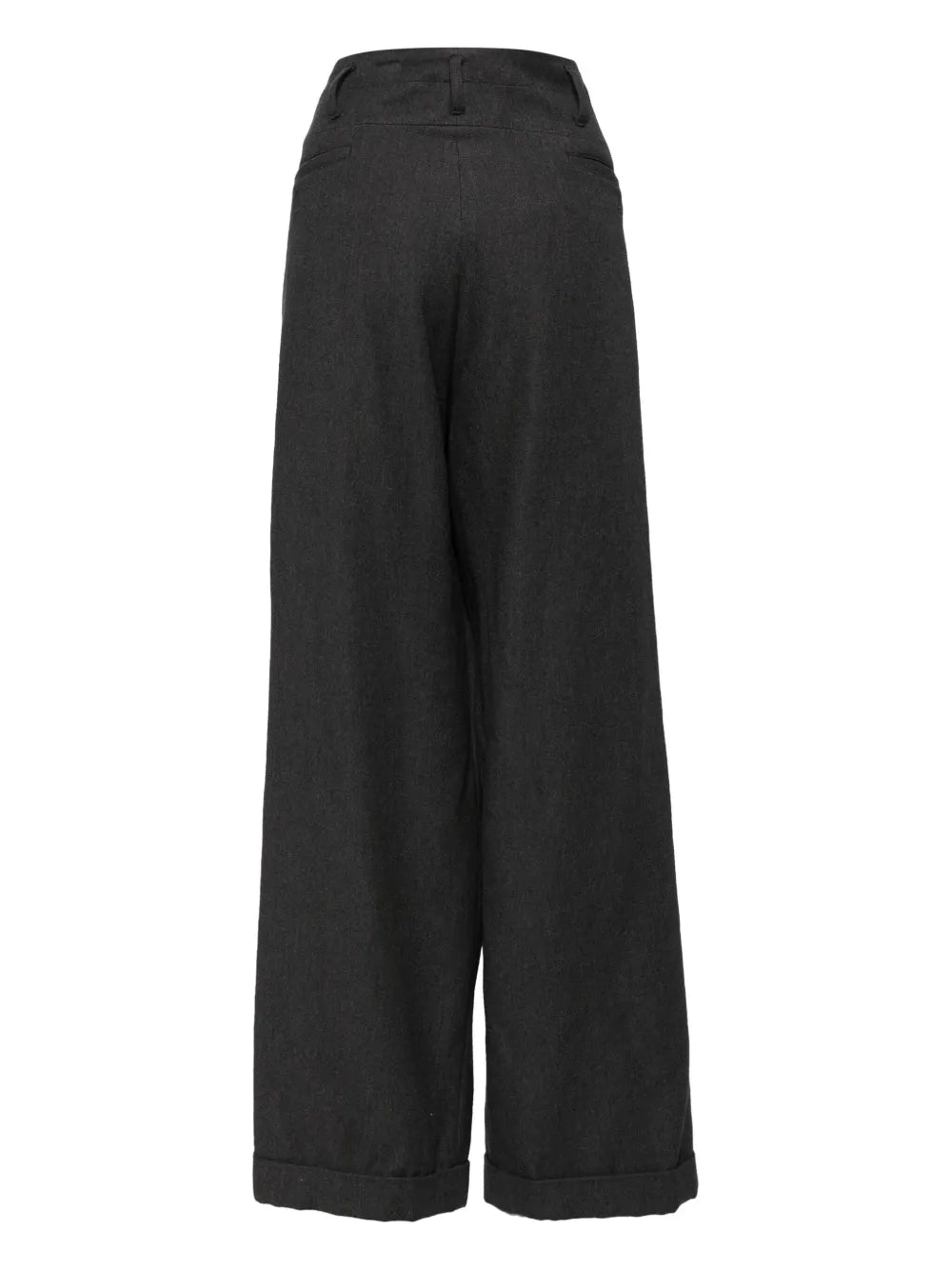 Pleated Wide-Leg Trousers