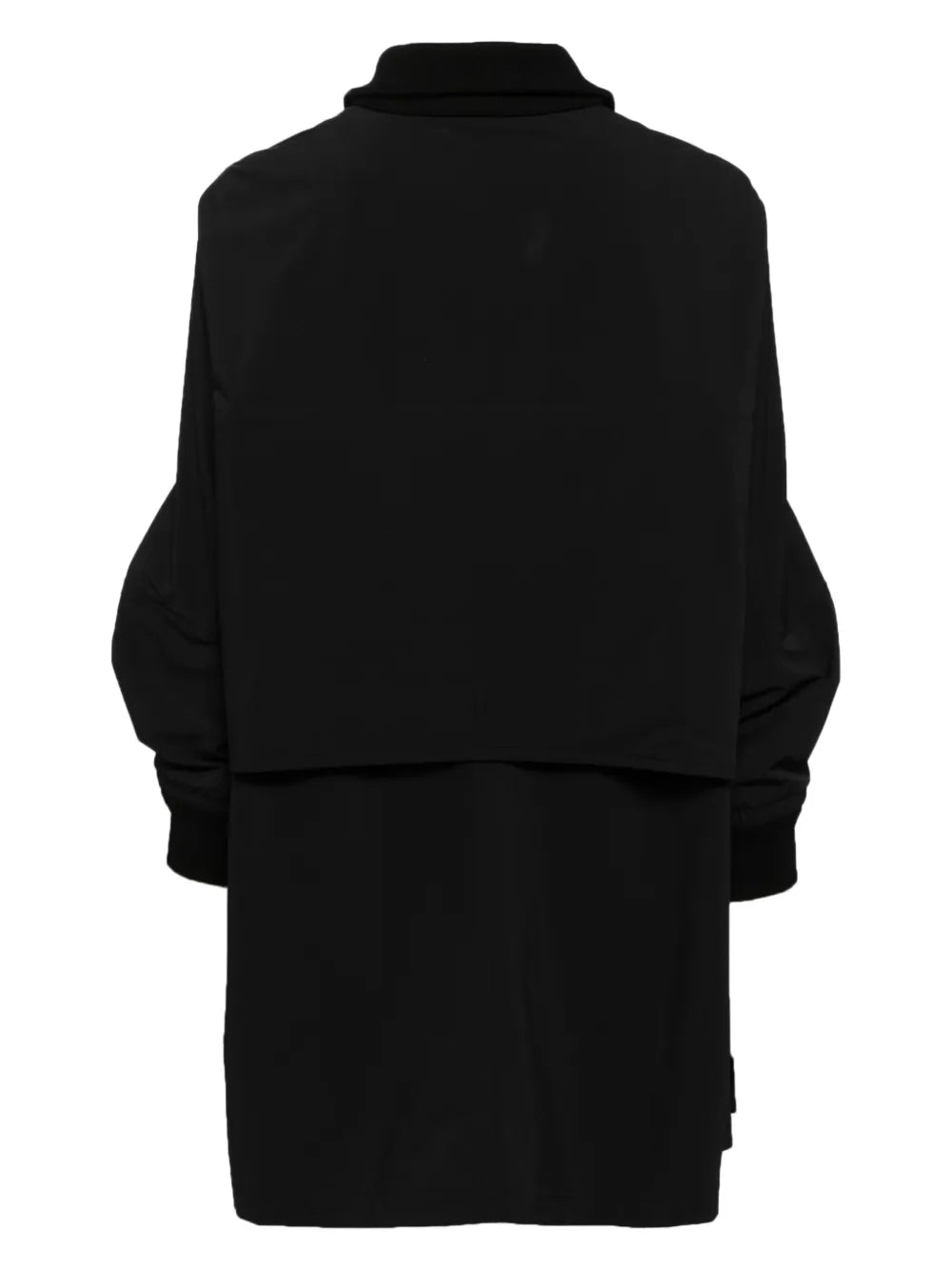 Layered Single Breasted Coat