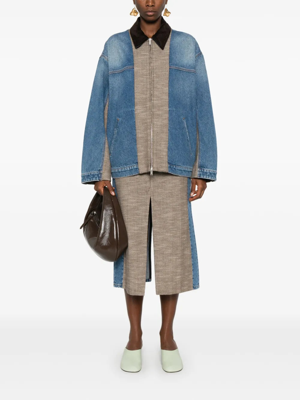 Tweed Denim Jacket